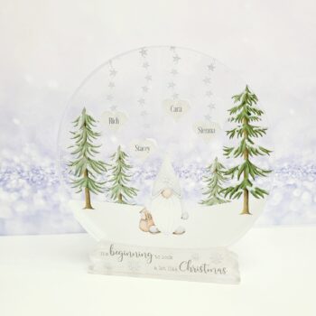 UV Printed Snowglobe - Grey Gnome Design