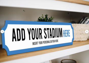 60cm Printed Football Club Stadium Signs