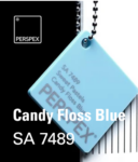 3mm Candy Floss Blue 7489 Acrylic +£7.46