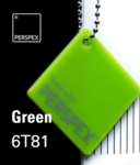 3mm Lime Green 6T81 Acrylic +£1.01